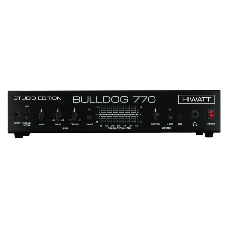 Hiwatt Bulldog 770 Studio testata per basso 770 W versione studio