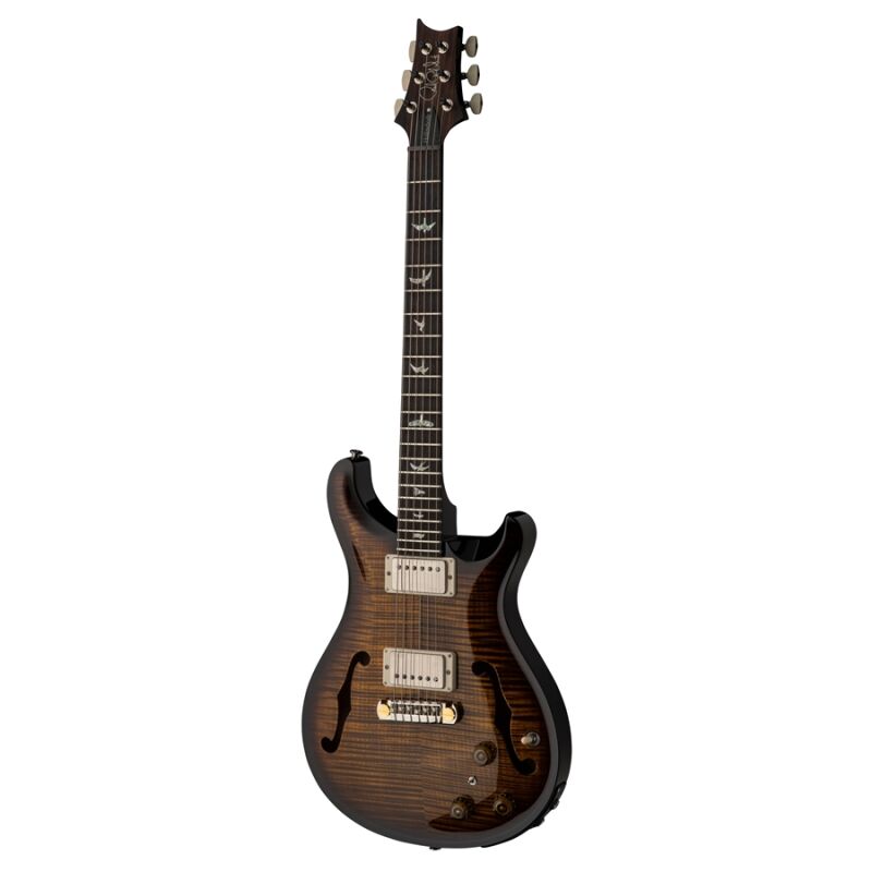 PRS Hollowbody II Piezo Black Gold Wraparound Burst 2024