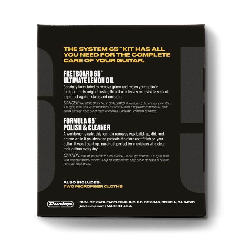 Dunlop 6503 System 65 Body & Fingerboard Cleaning Kit