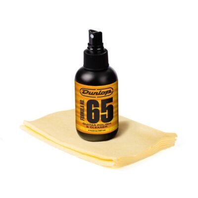 Dunlop 654C Formula 65 Guitar Polish & Cleaner con panno