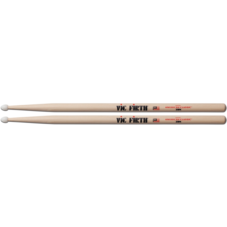 Vic Firth 2BN - Bacchette American Classic con punta in nylon