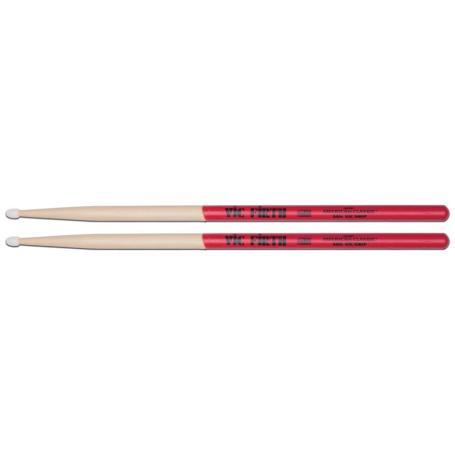 Vic Firth 5ANVG - Bacchette American Classic con punta in nylon e Vic Grip