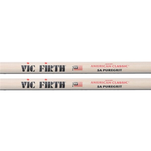 Vic Firth 5APG - Bacchette American Classic con punta in legno PureGrit