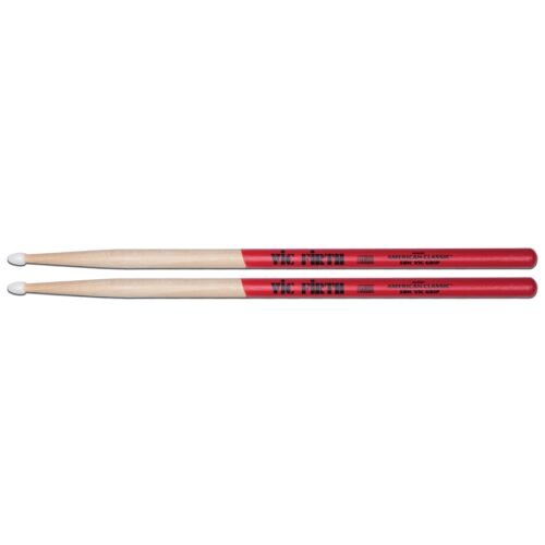 Vic Firth 5BNVG - Bacchette American Classic con punta in nylon e Vic Grip