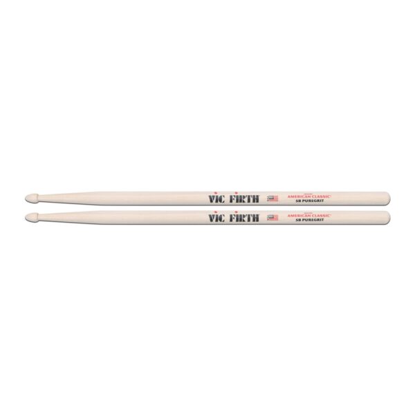 Vic Firth 5BPG - Bacchette American Classic con punta in legno PureGrit