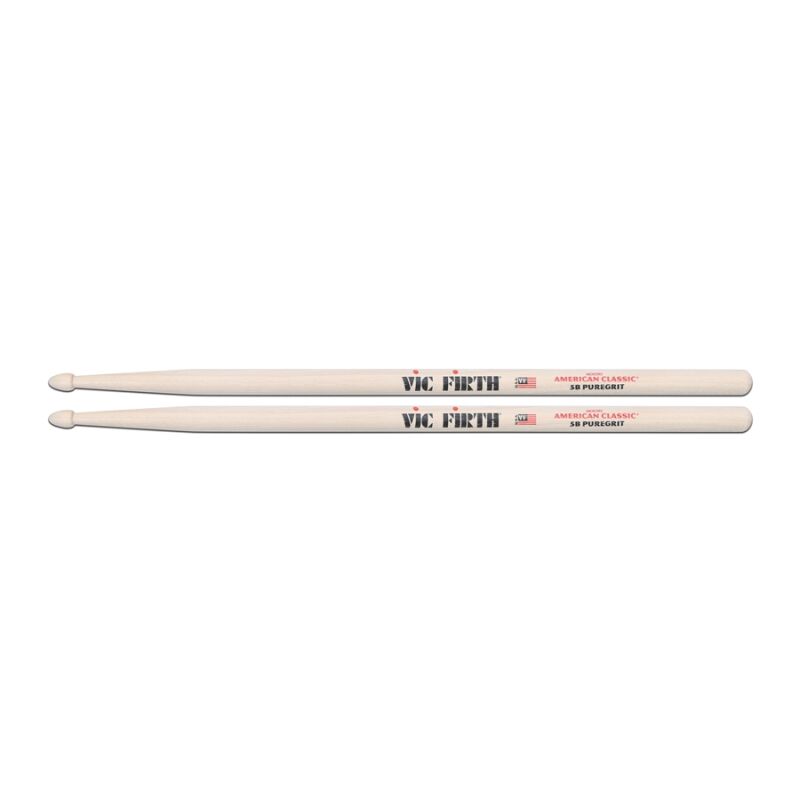 Vic Firth 5BPG - Bacchette American Classic con punta in legno PureGrit