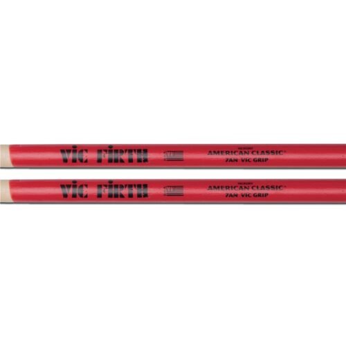 Vic Firth 7ANVG - Bacchette American Classic con punta in nylon e Vic Grip