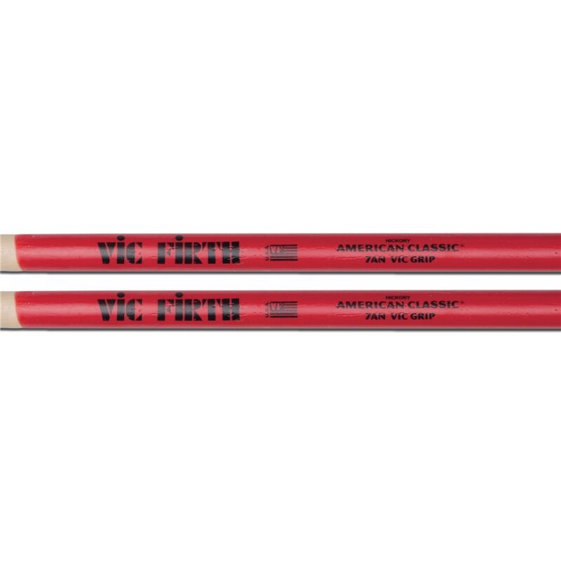 Vic Firth 7ANVG - Bacchette American Classic con punta in nylon e Vic Grip