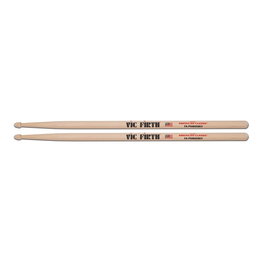 Vic Firth 7APG - Bacchette American Classic con punta in legno PureGrit