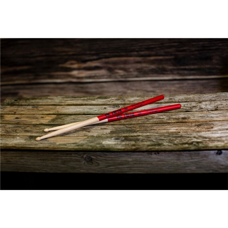 Vic Firth 7AVG - Bacchette American Classic con punta in legno e Vic Grip