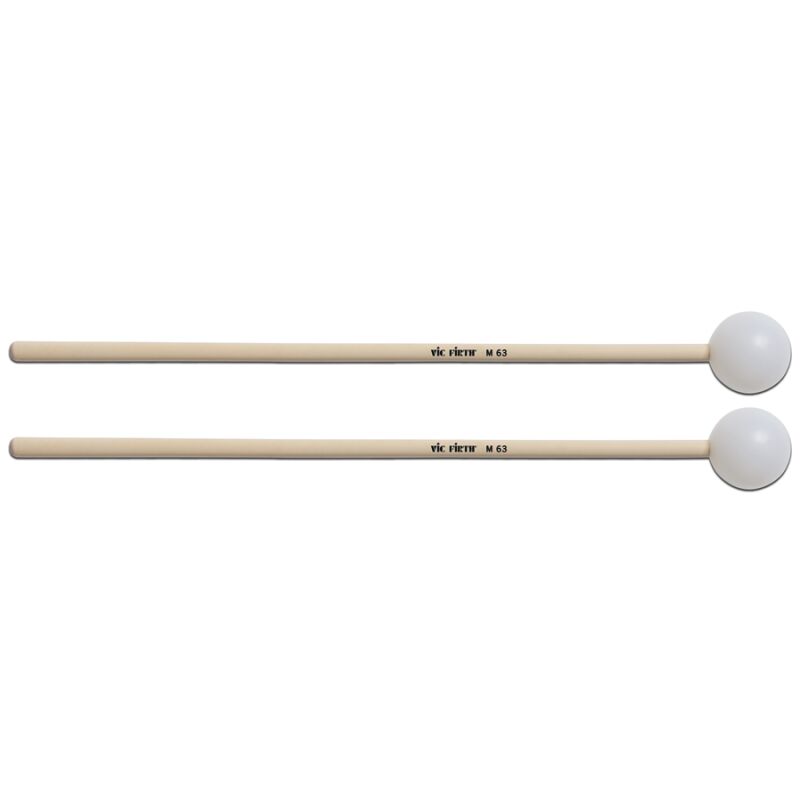 Vic Firth M63 - Corpsmaster Keyboard Mallets Series - Medium/Poly