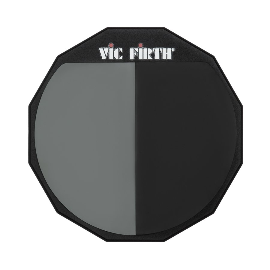 Vic Firth PAD12H - Single Sided 2 Surface Practice Pad 12"