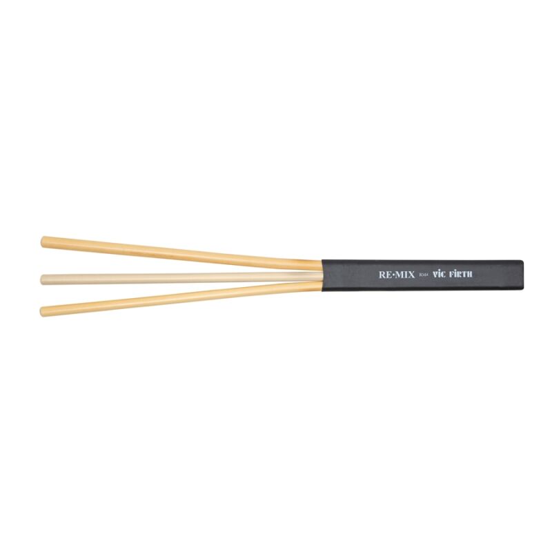 Vic Firth RM4 - Spazzole RE•MIX Rattan/Birch