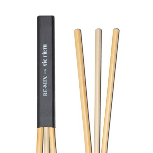 Vic Firth RM4 - Spazzole RE•MIX Rattan/Birch