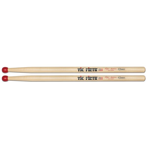 Vic Firth SRHTSN - Corpsmaster Multi-Tenor Sticks Ralph Hardimon Nylon Signature