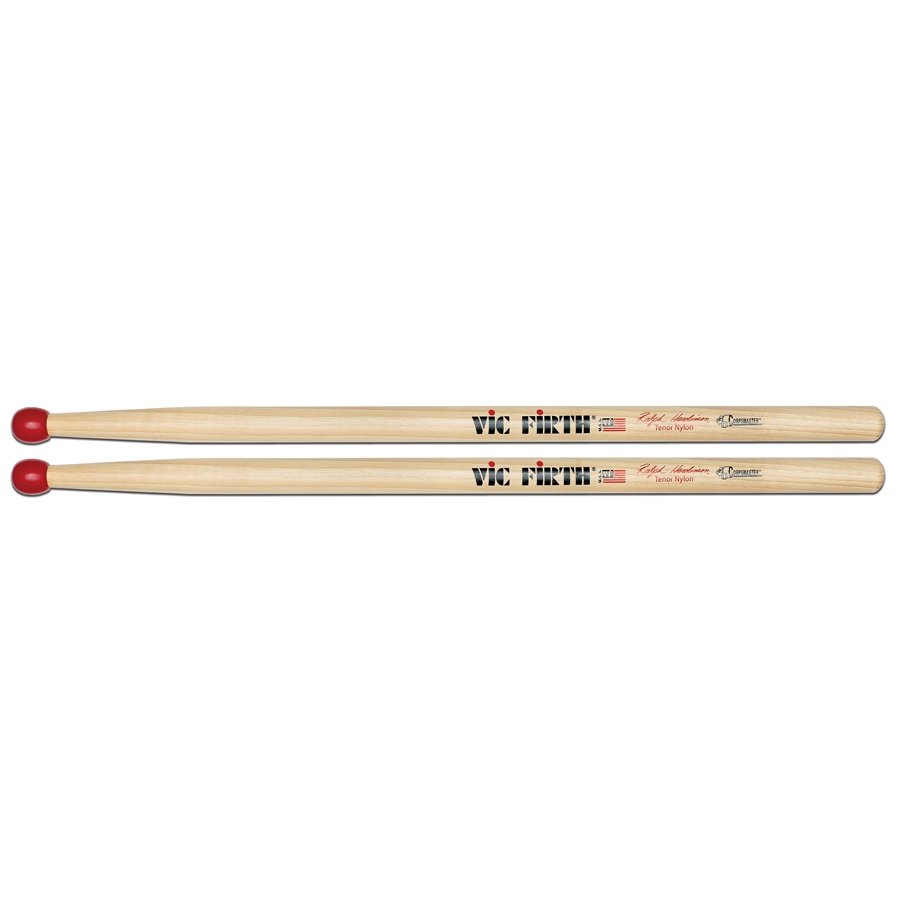 Vic Firth SRHTSN - Corpsmaster Multi-Tenor Sticks Ralph Hardimon Nylon Signature