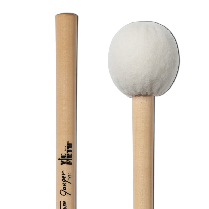 Vic Firth TG01 - Symphonic Collection Bass Drum Mallets Signature Tom Gauger General