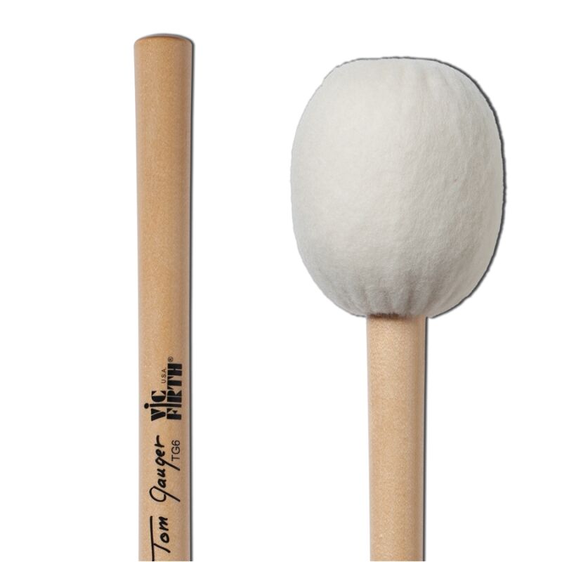Vic Firth TG06 - Symphonic Collection Bass Drum Mallets Signature Tom Gauger Fortissimo