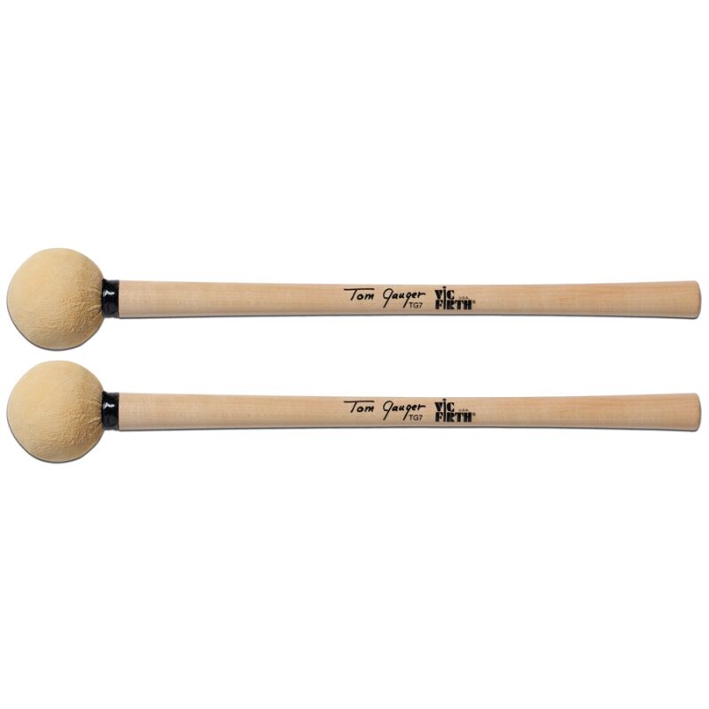 Vic Firth TG07 - Symphonic Collection Bass Drum Mallets Signature Tom Gauger Ultre Staccato