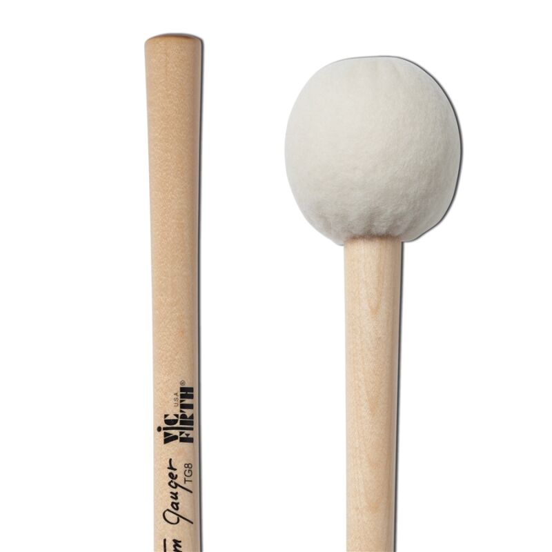 Vic Firth TG08 - Symphonic Collection Bass Drum Mallets Signature Tom Gauger Staccato