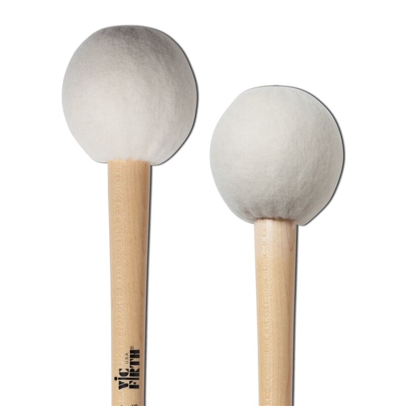 Vic Firth TG26 - Symphonic Collection Bass Drum Mallets Signature Tom Gauger Double end