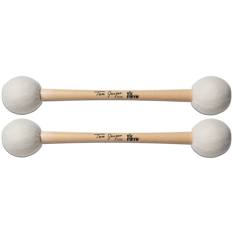 Vic Firth TG26 - Symphonic Collection Bass Drum Mallets Signature Tom Gauger Double end