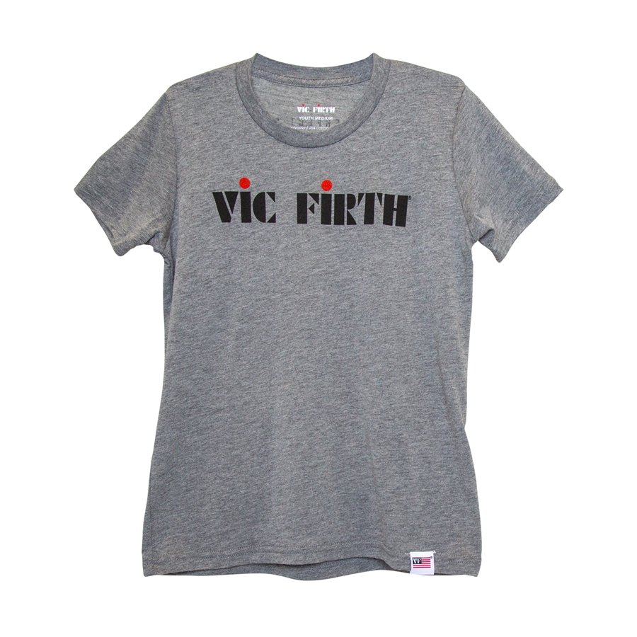 Vic Firth PTS20YLOGOL - Youth Logo Tee - Large