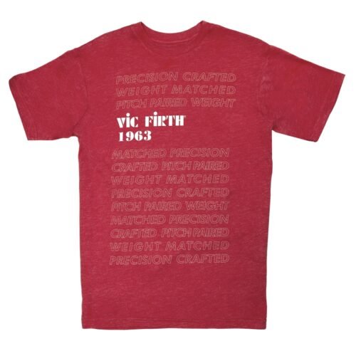 Vic Firth VAT0032-LE 1963 - Red Graphic Tee Medium