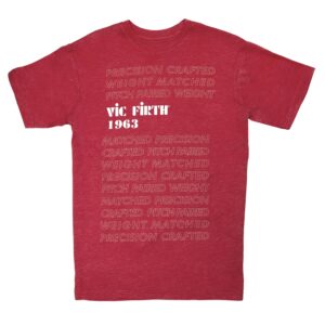 Vic Firth VAT0033-LE 1963 - Red Graphic Tee Large