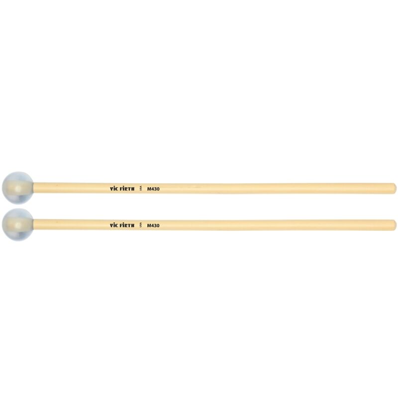 Vic Firth M430 - Articulate Series Mallet - 1" Lexan Round