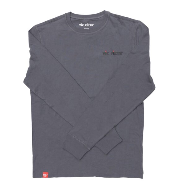 Vic Firth VALS0013 GRAY LONG SLEEVE TEE LARGE