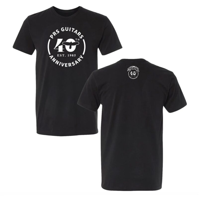 PRS 40th Anniversary Tee Black M