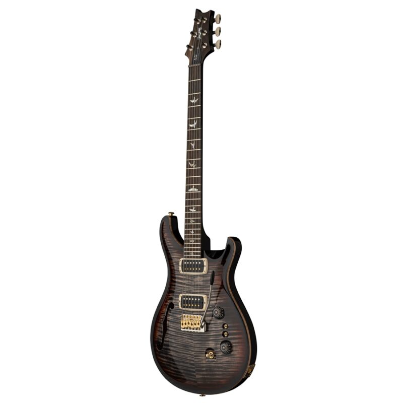 PRS 40th Anniversary Custom 24-08 Semi-Hollow Limited Edition Charcoal Tri-Color Burst