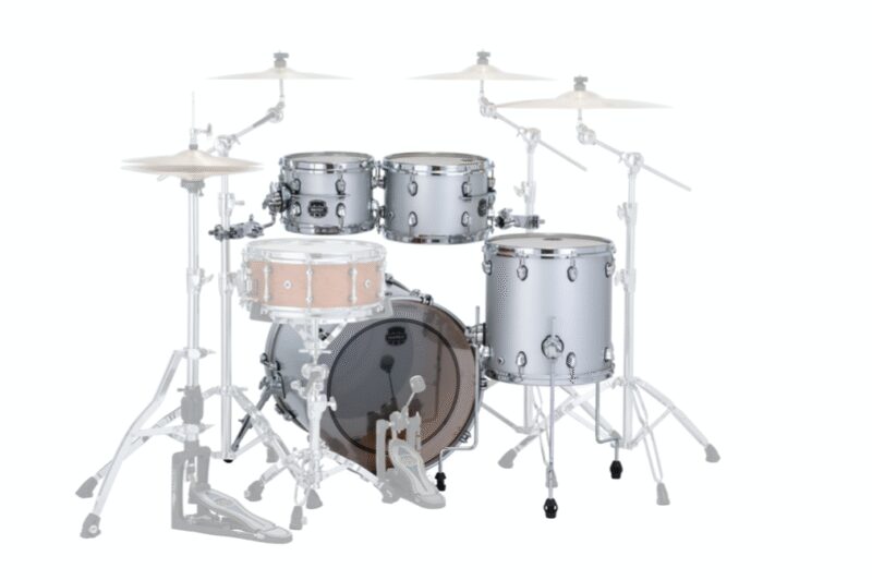 MAPEX IT SE504XMPD SATURN EVOLUTION MAPLE FUSION 4 PEZZI IRIDIUM SILVER - immagine 3
