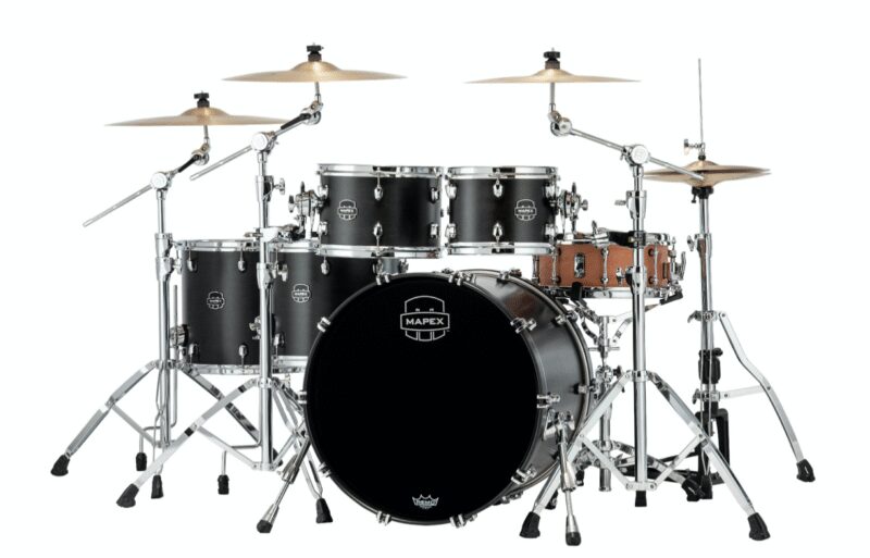 MAPEX IT SR628XUFB SATURN NEW STUDIOEASE FAST 5 PEZZI SATIN BLACK - immagine 2