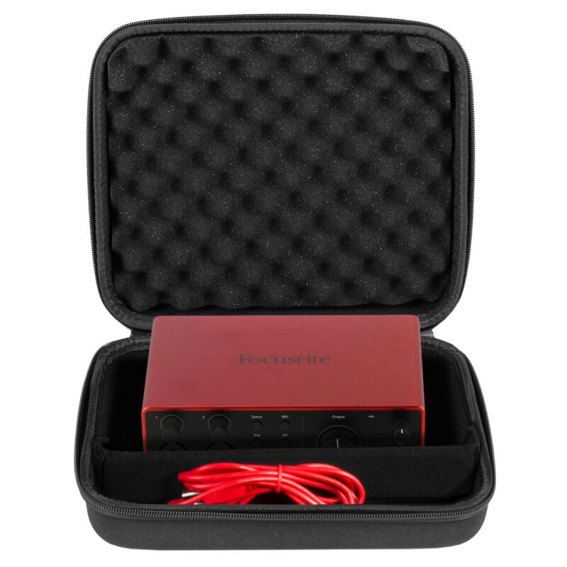 UDG GEAR U8507BL - CREATOR FOCUSRITE SCARLETT 2I2/4I4+4PRE/2PRE HARDCASE BLACK - immagine 2