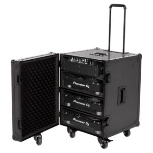 UDG GEAR U91101BL - ULTIMATE FLIGHT CASE 4 CDJ/MIXER BLACK PLUS (T&SW)
