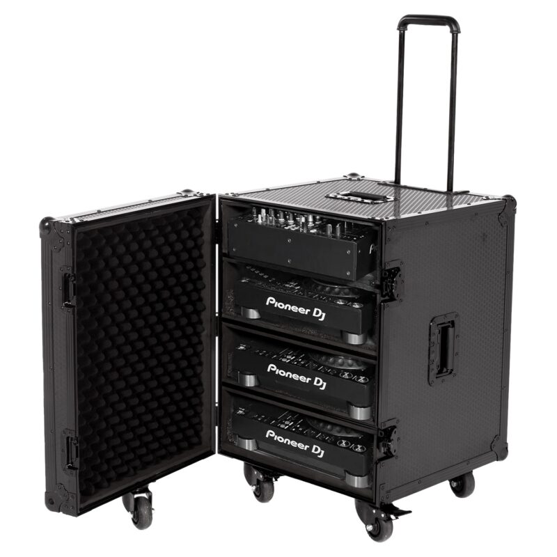 UDG GEAR U91101BL - ULTIMATE FLIGHT CASE 4 CDJ/MIXER BLACK PLUS (T&SW)