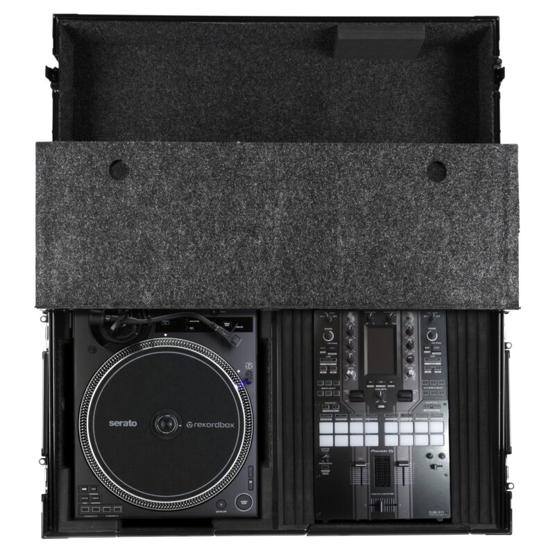 UDG GEAR U91100BL - ULTIMATE FLIGHT CASE SINGLE TURNTABLE BATTLE/PLX-CRSS12+10'/12' MIXER PLUS - immagine 2
