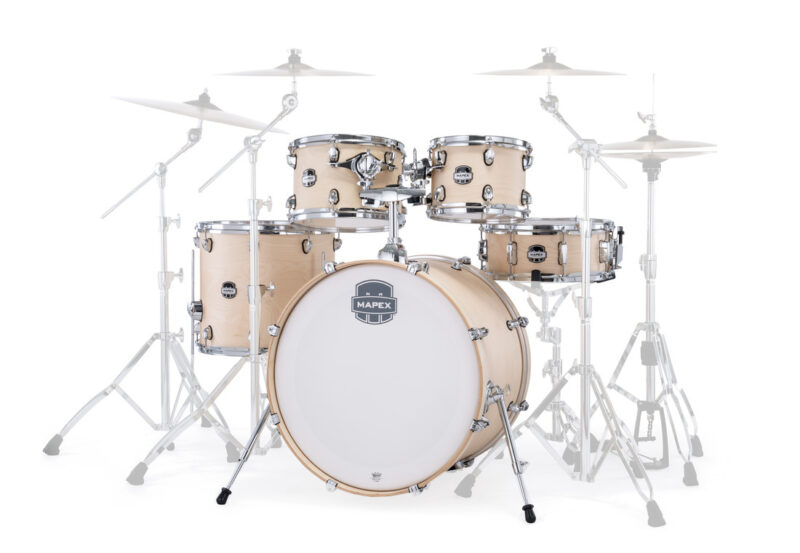MAPEX IT MM529SFNW MARS MAPLE ROCK 5 PEZZI NATURAL SATIN - immagine 2