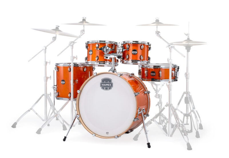 MAPEX IT MM529SFOG MARS MAPLE ROCK 5 PEZZI GLOSSY AMBER - immagine 2