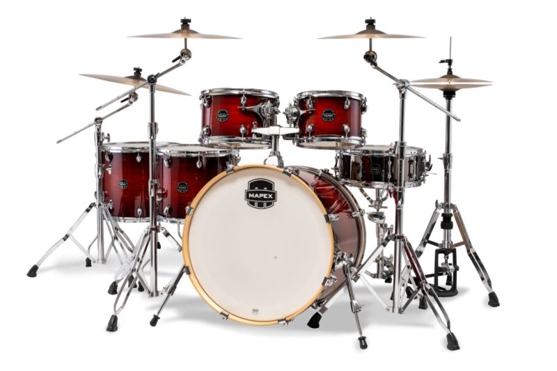MAPEX IT AR628SFUVNR ARMORY STUDIOEASE FAST 6 PEZZI RED ONYX BURST - immagine 2