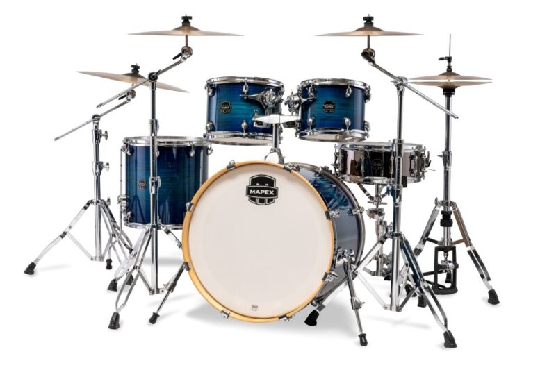 MAPEX IT AR529SVNJ ARMORY ROCK 5 PEZZI BLUE WAVE BURST - immagine 2
