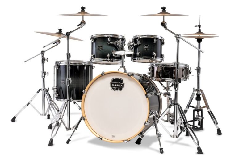 MAPEX IT AR529SVOZ ARMORY ROCK 5 PEZZI BLACK ONYX BURST - immagine 2