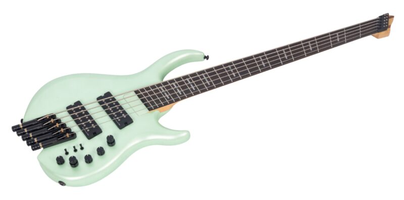 MARCUS MILLER M6 HEADLESS 5 SGM.S SURF GREEN METALLIC SATIN - immagine 3