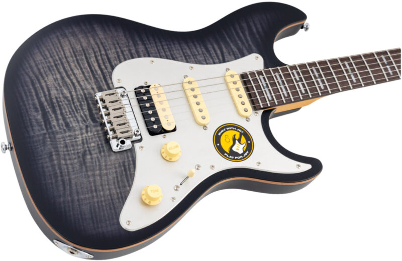 SIRE GUITARS S7 FM NEW GEN TBK (ROASTED) TRANS BLACK - immagine 6