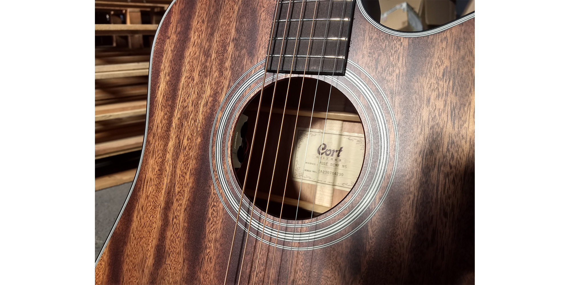 CORT GUIT ACUST PURE-DCMF NS W/BAG
