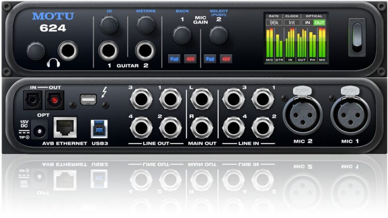 MOTU INTERFACE AVB 624