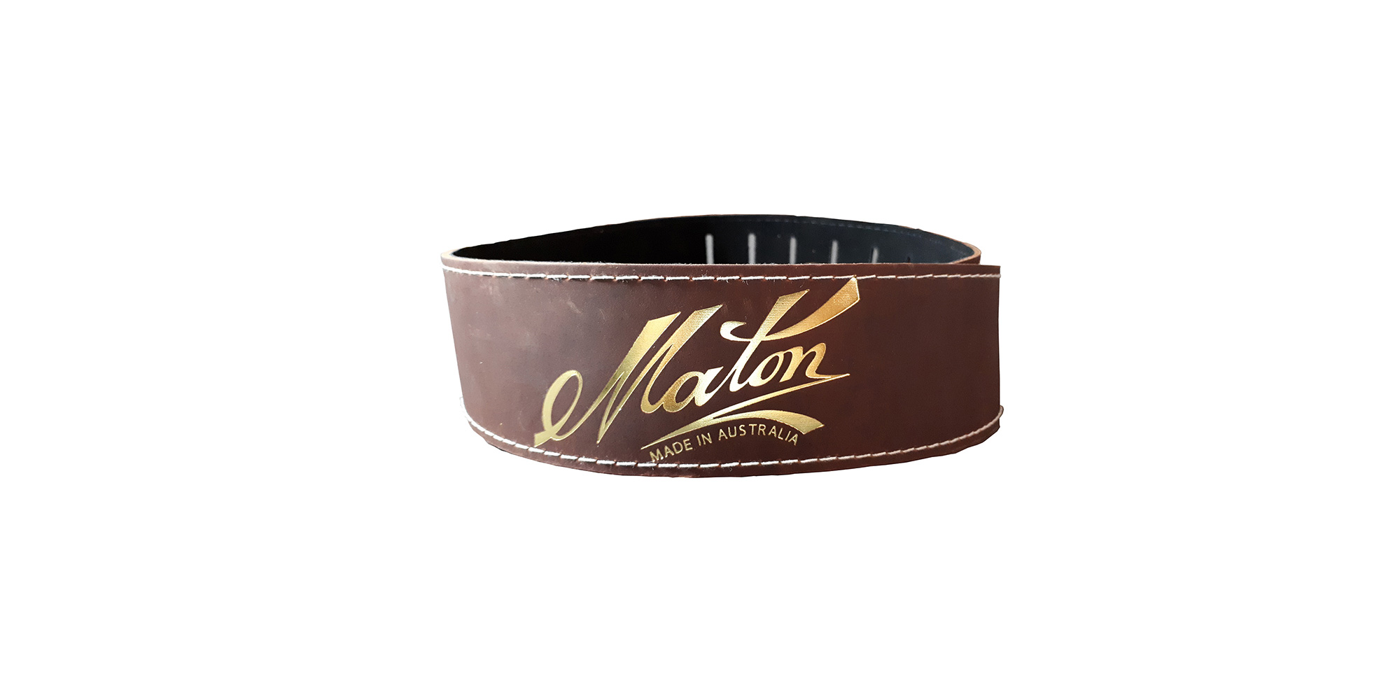 MATON BROWN STANDARD LEATHER GUITAR STRAP