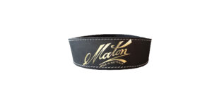 MATON BLACK STANDARD LEATHER GUITAR STRAP